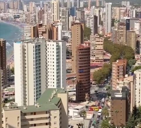 Apartament 1-sypialniowy z widokiem na morze w Benidormie