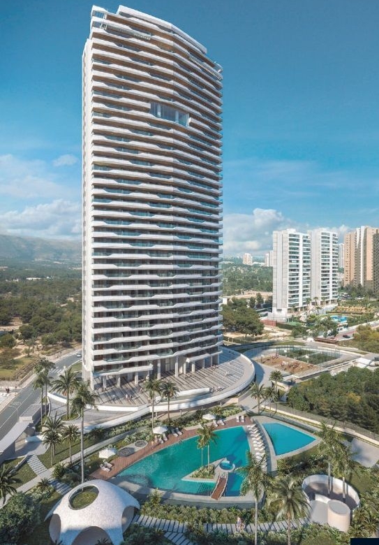 Apartamento moderno de 3 habitaciones en Poniente Benidorm