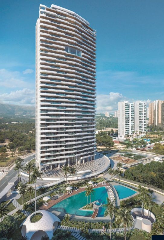 Apartamento moderno de 3 habitaciones en Poniente Benidorm