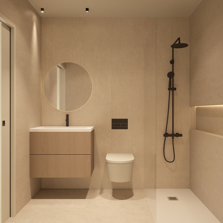 Salle de bain de luxe des villas à vendre à Roldan