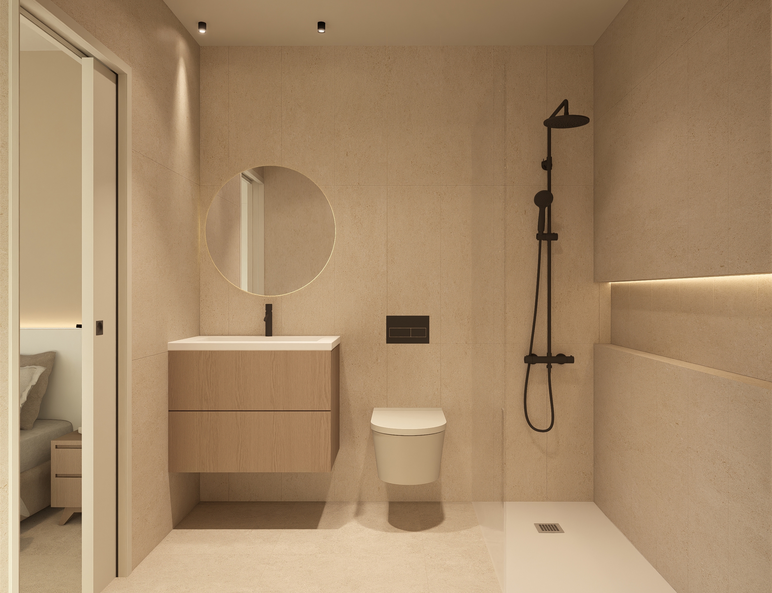 Salle de bain de luxe des villas à vendre à Roldan