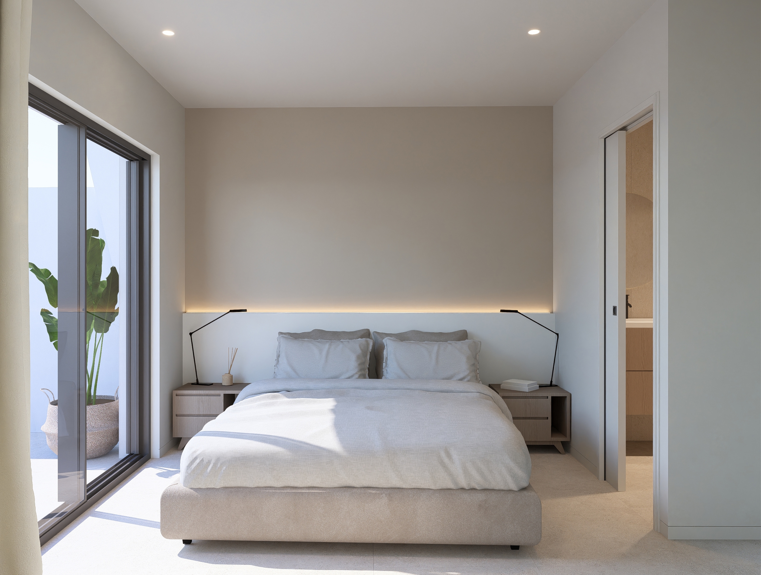 Chambre principale des villas à vendre à Roldan