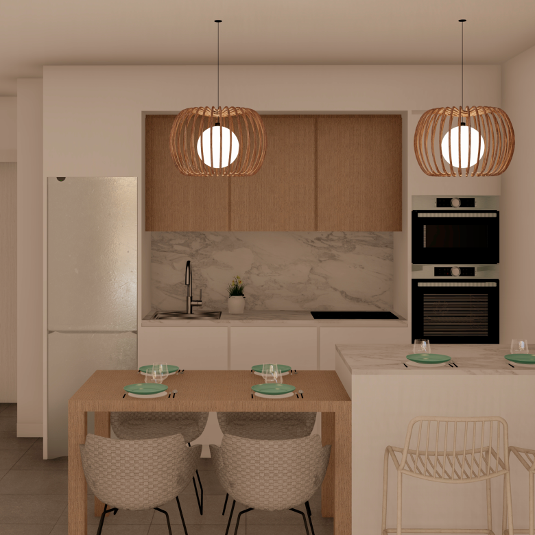 Floor plan bungalows for sale in Murcia