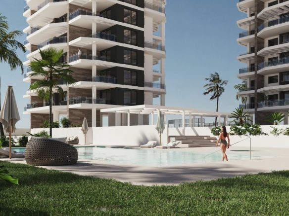 Luxury apartments for sale in Calpe Arenal beach