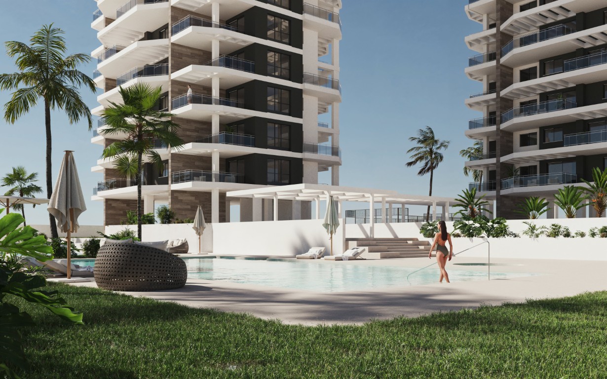 Luxury apartments for sale in Calpe Arenal beach
