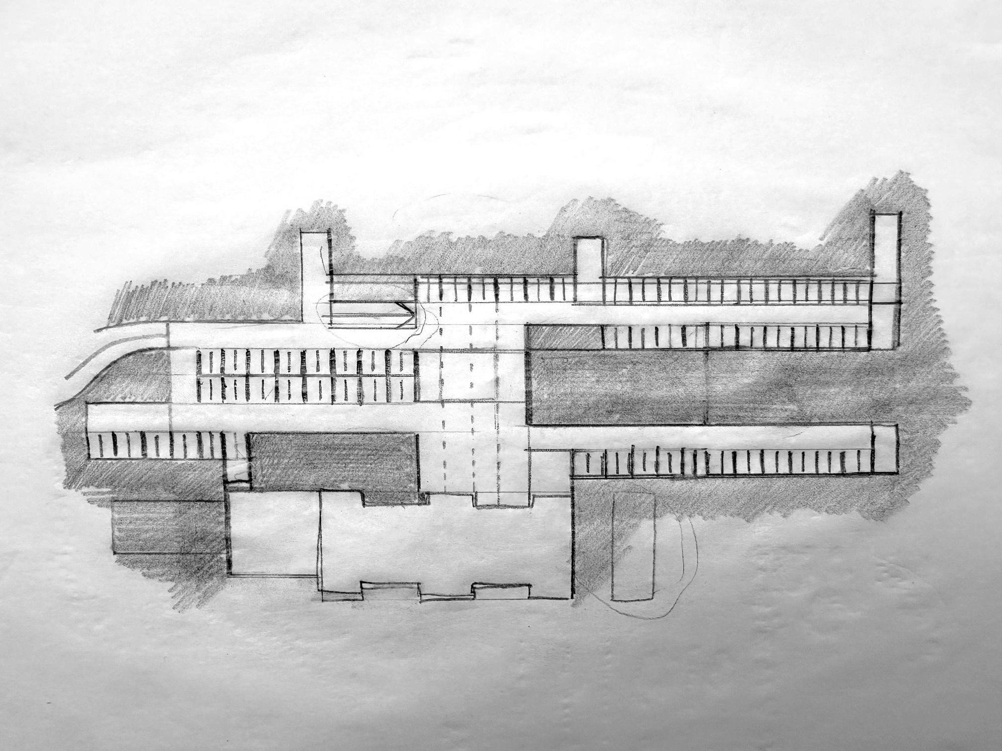 Plan du rez-de-chaussée du Balneario à Aigües