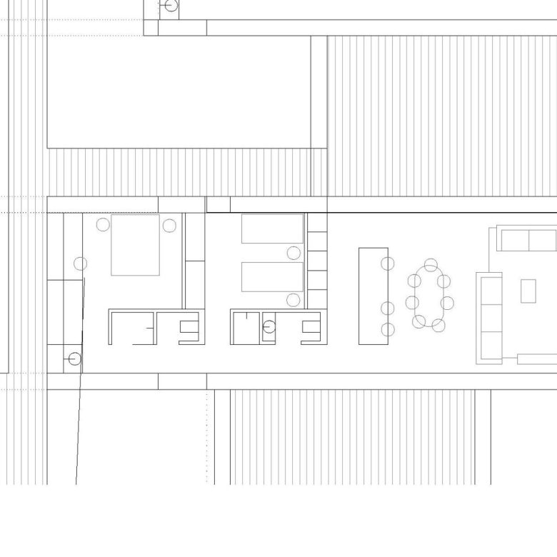 Plan d'une unité de 100m² au Balneario à Aigües